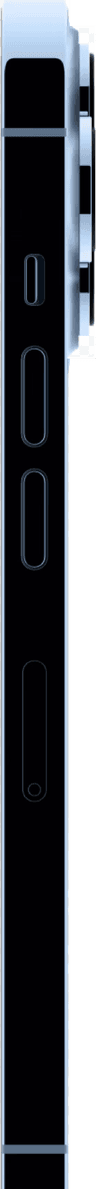 iPhone side view showing MagSafe compatibility for Halo Air environmental sensor attachment